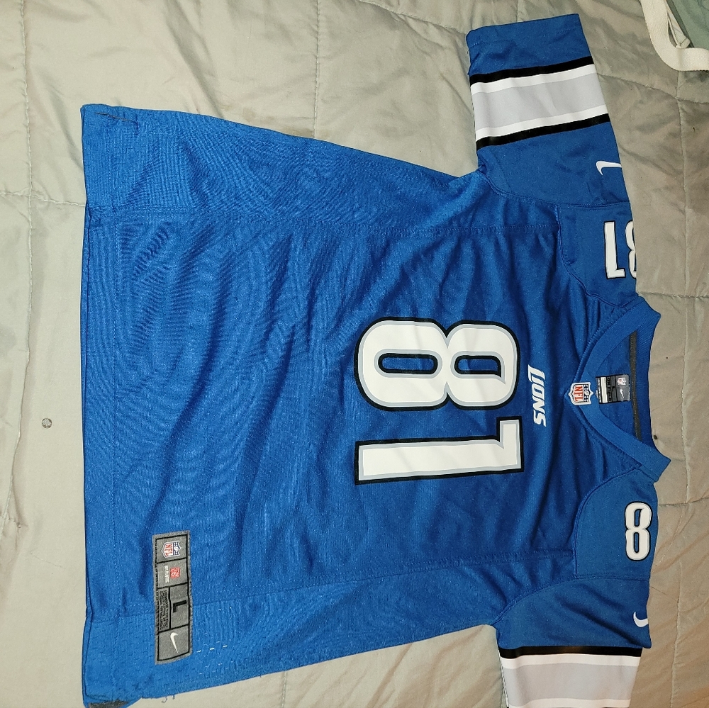 NHL #81 Calvin Johnson Detroit Lions youth jersey